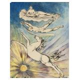 William Blake British Romanticist Mixed Media