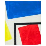 Theo Van Doesburg Dutch De Stijl Oil on Canvas