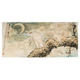 Gao Jianfu 1879-1951 Chinese Watercolor Eagles