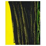 Hans Hartung French-German Modernist Oil on Canvas