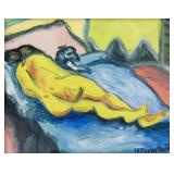 Max Pechstein German Expressionist Gouache