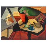 Jean Metzinger French Cubist Oil on Canvas