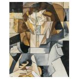 Lyubov Popova Russian Modernist Gouache on Paper