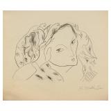 Henri Matisse French Fauvist Graphite on Paper