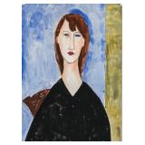 Amedeo Modigliani Italian Fauvist Gouache Paper