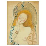 Gustav Klimt Austrian Art Nouveau Mixed Media