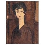 Amedeo Modiglian Italian Signed Lithograph 18/150