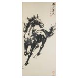 Huang Chong Modern Chinese Watercolor Scroll