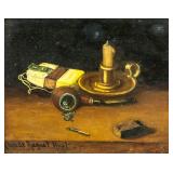 Claude Raguet Hirst NY American Oil Canvas Still