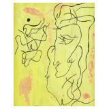 Andre Masson French Abstract Oil on Canvas