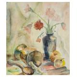 Jean Dufy French Art Deco WC on Paper Signed