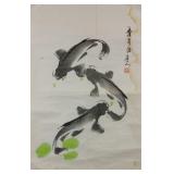 Zhuang Shanren 20th C. Chinese Watercolor Roll