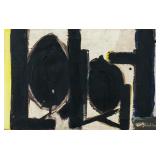 Robert Motherwell American Abstract Oil on Canvas