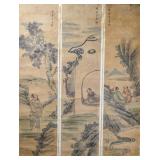 Wu Donghuai 1853-1904 Chinese Watercolor Scrolls