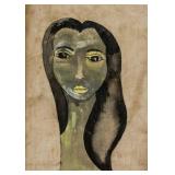 South African School Oil Canvas Signed Illegibly