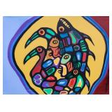 Norval Morrisseau 1932-2007 Canadian Acrylic 1981