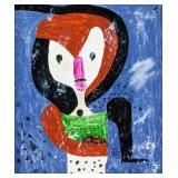 Paul Klee German Swiss Expressionist Oil on Canvas