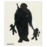 Banksy British Pop Mixed Media on Paper