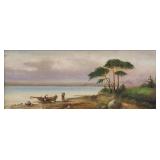 Constantin Hansen Danish Oil on Canvas Dated 1876