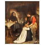 Joseph Clark British School Oil on Canvas Portrait