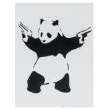 Banksy British Pop Art Lithograph on Paper Panda