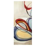 Contemporary Oil on Canvas Abstract Artist Signed