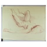 Clarence Gagnon French-Canadian Charcoal