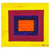 Josef Albers American-German Abstract Oil Canvas