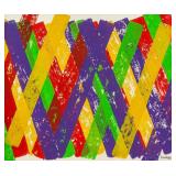 Piero Dorazio Italian Abstract Oil on Canvas "65"