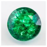 12.55 Ct Natural Cut Green Emerald GGL Certificate