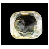 7.90 Ct Cushion Cut Yellow Gemstone