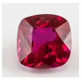 10.12 ct Cushion Cut Red Ruby Gemstone