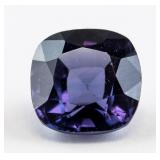 6.05 Ct Cusion Cut Purple Sapphire Gemstone AGSL