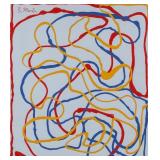 Brice Marden American Modernist Oil on Canvas