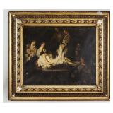 Rembrandt Oil on Canvas of Christ