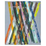 Piero Dorazio Italian Abstract Oil on Canvas