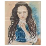 Stanislaw Wyspianski Polish Pastel 1946 Provenance