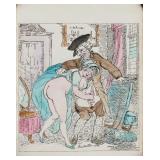 Thomas Rowlandson British Mixed Media Paper 1799