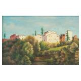 Weinrich Hermanns European Oil on Board 