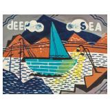 Stuart Davis American Modernist Oil on Canvas