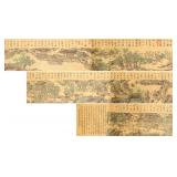 Zhang Zeduan 1085-1145 Chinese Lithograph Scroll