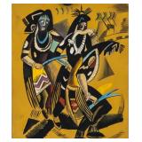 Jan Matulka Czech-American Modernist Gouache Paper