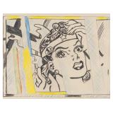 Roy Lichtenstein US Pop Mixed Media Paris Gallery