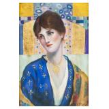 Gustav Klimt Austrian Oil on Canvas GALERIE RENOU