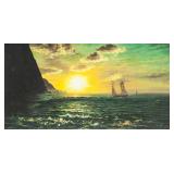 Kim Suk Hwan Korean-Canadian Oil/Canvas Seascape