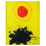Adolph Gottlieb American Abstract Oil on Canvas