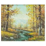 Kim Suk Hwan Korean-Canadian Oil/Canvas Landscape