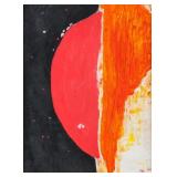 Max Ernst German Dadaist Oil on Canvas Composition