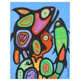 Norval Morrisseau Canadian Acrylic on Canvas