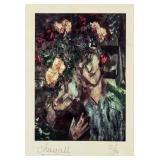 Marc Chagall French Surrealist Signed Litho 12/50